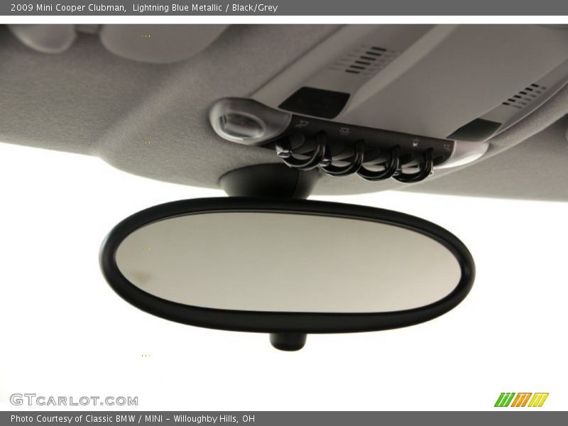 Lightning Blue Metallic / Black/Grey 2009 Mini Cooper Clubman