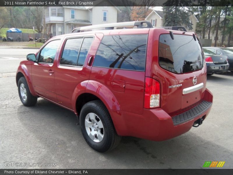 Red Brick / Graphite 2011 Nissan Pathfinder S 4x4