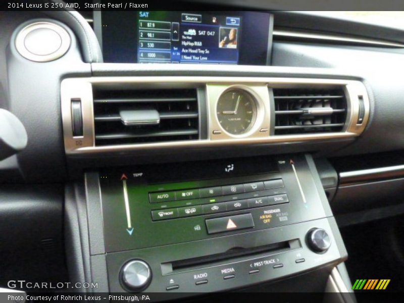 Starfire Pearl / Flaxen 2014 Lexus IS 250 AWD