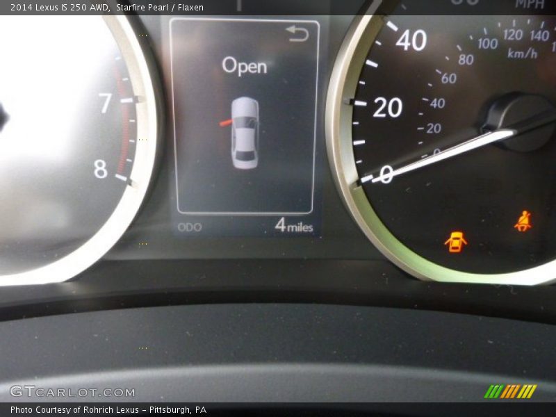 Starfire Pearl / Flaxen 2014 Lexus IS 250 AWD