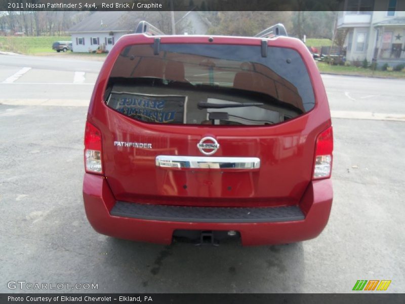 Red Brick / Graphite 2011 Nissan Pathfinder S 4x4