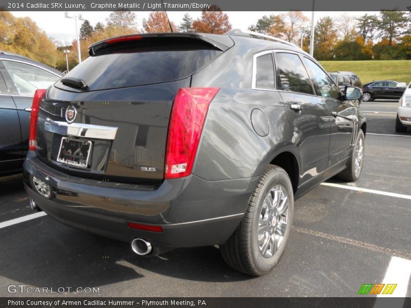 Graphite Metallic / Light Titanium/Ebony 2014 Cadillac SRX Luxury