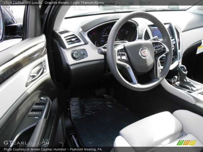 Graphite Metallic / Light Titanium/Ebony 2014 Cadillac SRX Luxury