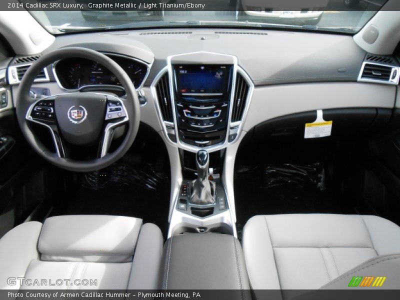 Graphite Metallic / Light Titanium/Ebony 2014 Cadillac SRX Luxury