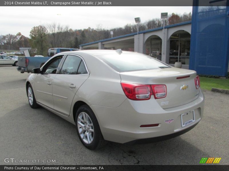 Champagne Silver Metallic / Jet Black 2014 Chevrolet Malibu LT
