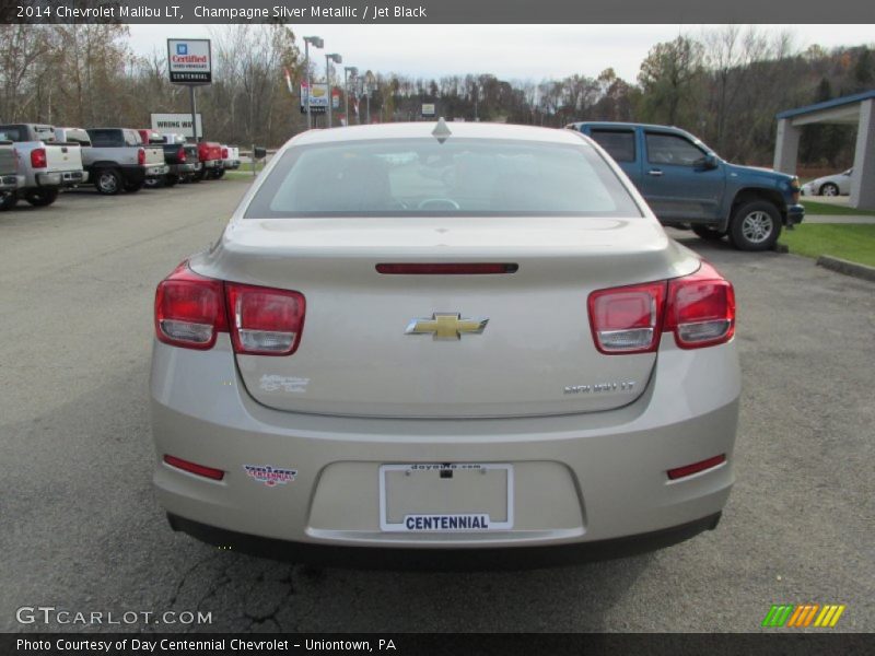 Champagne Silver Metallic / Jet Black 2014 Chevrolet Malibu LT