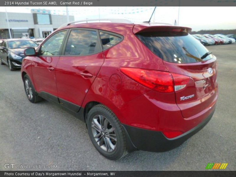  2014 Tucson SE AWD Garnet Red