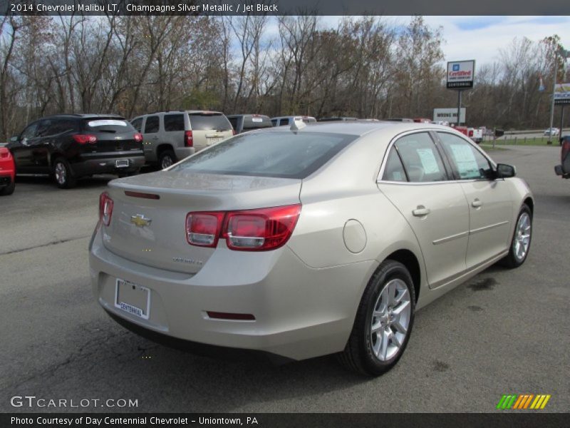 Champagne Silver Metallic / Jet Black 2014 Chevrolet Malibu LT