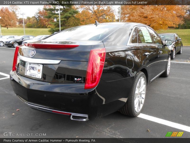 Black Raven / Platinum Jet Black/Light Wheat Opus Full Leather 2014 Cadillac XTS Vsport Platinum AWD