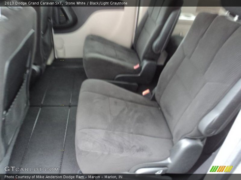 Stone White / Black/Light Graystone 2013 Dodge Grand Caravan SXT