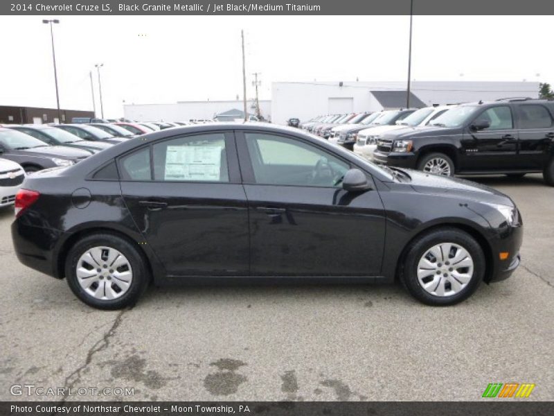 Black Granite Metallic / Jet Black/Medium Titanium 2014 Chevrolet Cruze LS