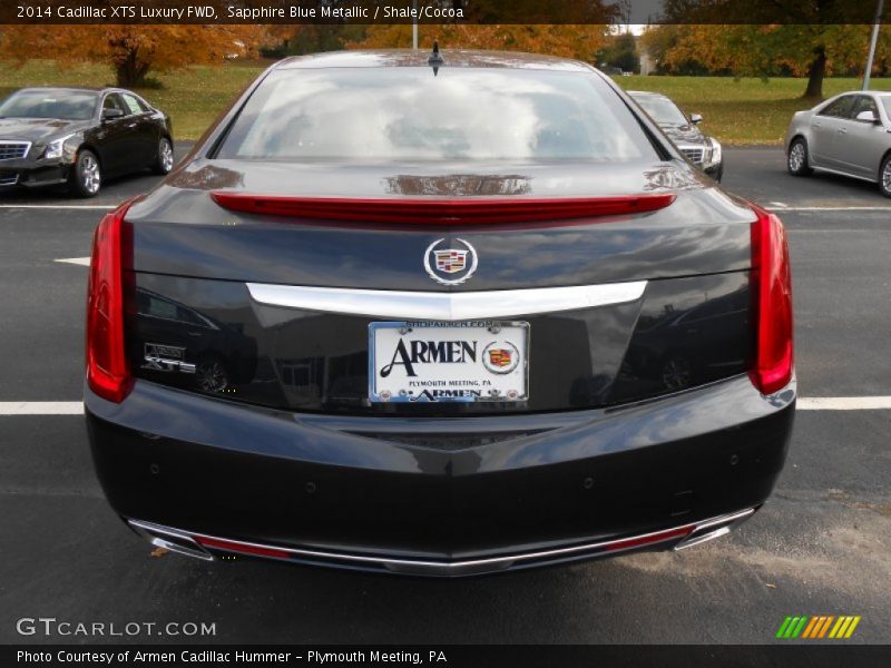 Sapphire Blue Metallic / Shale/Cocoa 2014 Cadillac XTS Luxury FWD