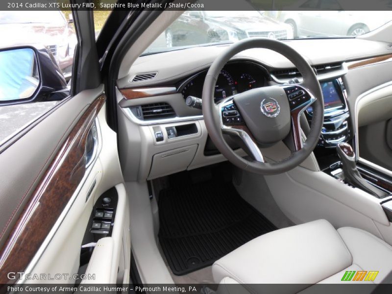 Sapphire Blue Metallic / Shale/Cocoa 2014 Cadillac XTS Luxury FWD