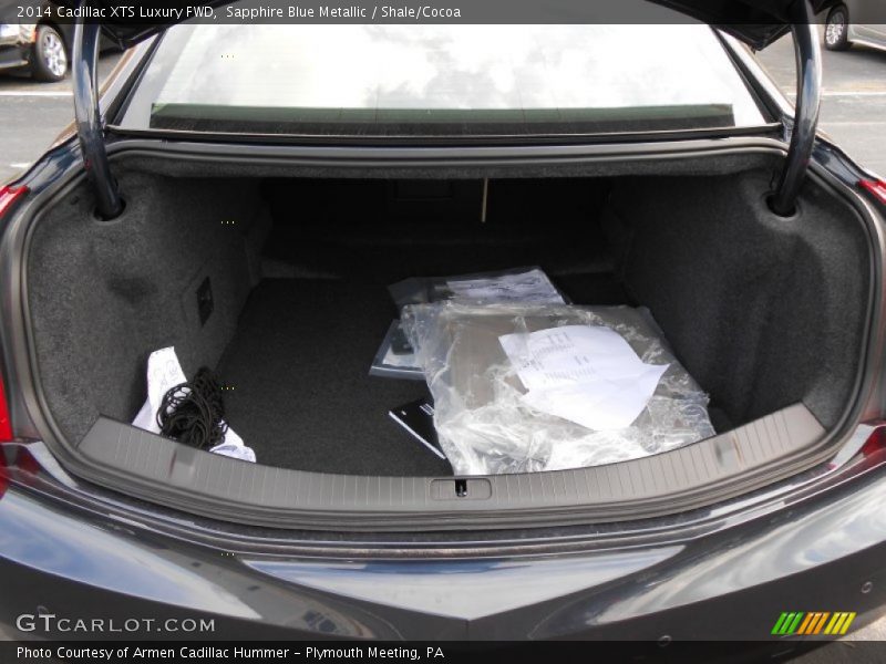 Sapphire Blue Metallic / Shale/Cocoa 2014 Cadillac XTS Luxury FWD