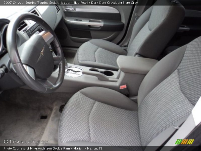 Modern Blue Pearl / Dark Slate Gray/Light Slate Gray 2007 Chrysler Sebring Touring Sedan