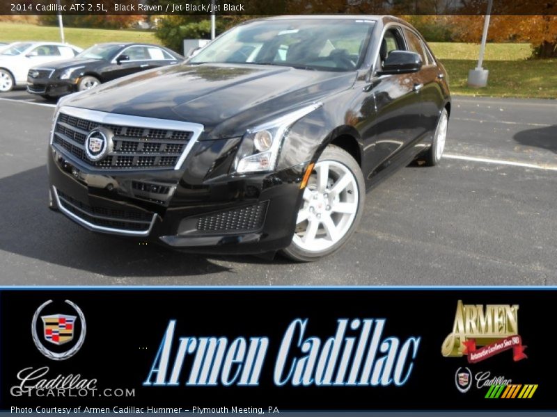 Black Raven / Jet Black/Jet Black 2014 Cadillac ATS 2.5L