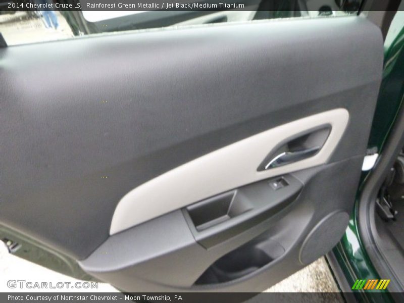 Rainforest Green Metallic / Jet Black/Medium Titanium 2014 Chevrolet Cruze LS