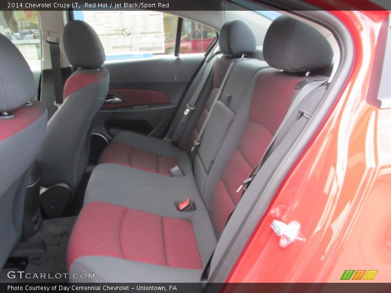Red Hot / Jet Black/Sport Red 2014 Chevrolet Cruze LT