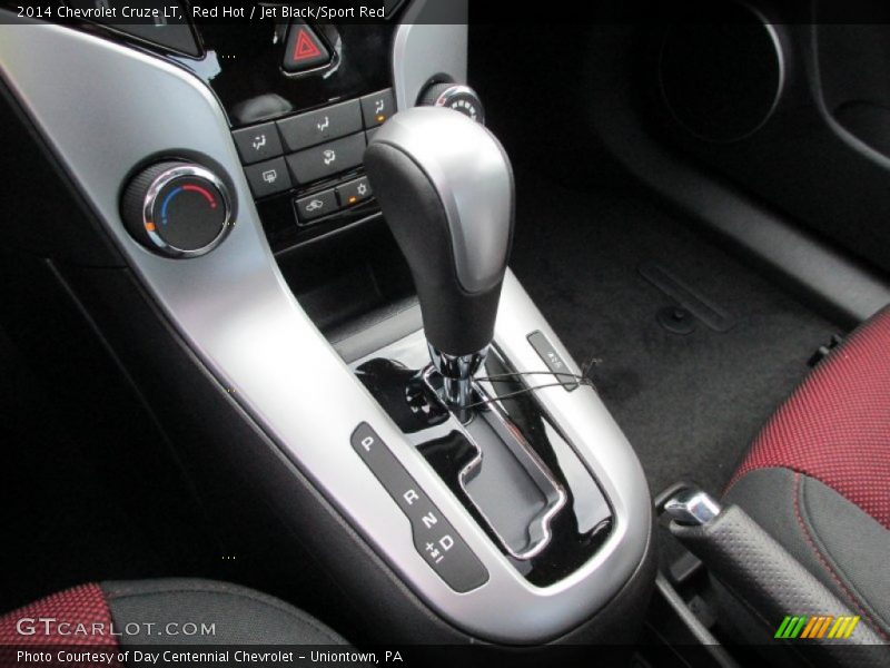 Red Hot / Jet Black/Sport Red 2014 Chevrolet Cruze LT