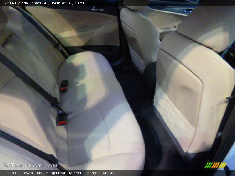 Pearl White / Camel 2014 Hyundai Sonata GLS