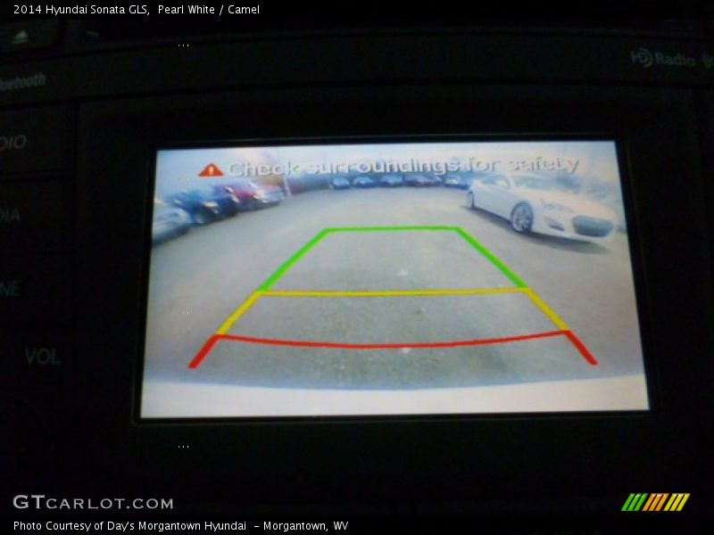 Pearl White / Camel 2014 Hyundai Sonata GLS
