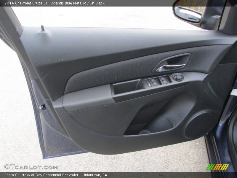 Atlantis Blue Metallic / Jet Black 2014 Chevrolet Cruze LT