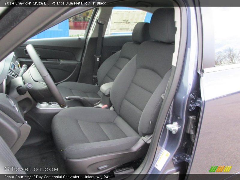 Atlantis Blue Metallic / Jet Black 2014 Chevrolet Cruze LT