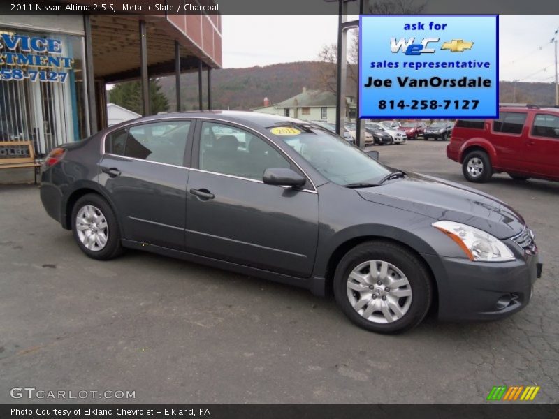 Metallic Slate / Charcoal 2011 Nissan Altima 2.5 S