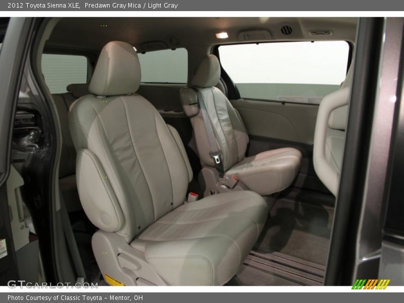 Predawn Gray Mica / Light Gray 2012 Toyota Sienna XLE