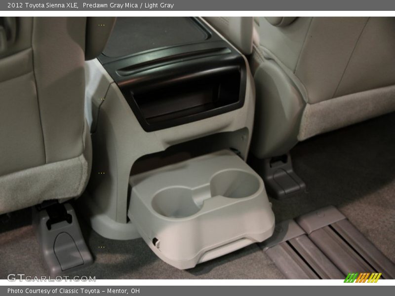 Predawn Gray Mica / Light Gray 2012 Toyota Sienna XLE