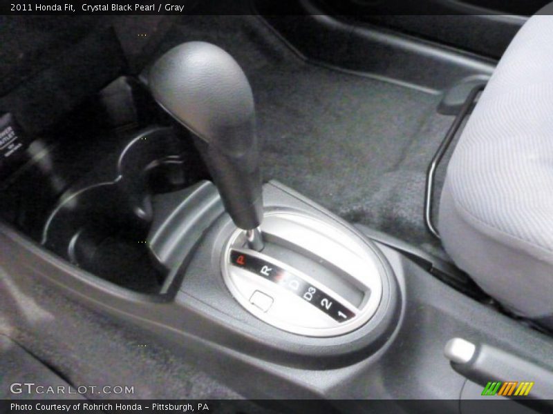 Crystal Black Pearl / Gray 2011 Honda Fit