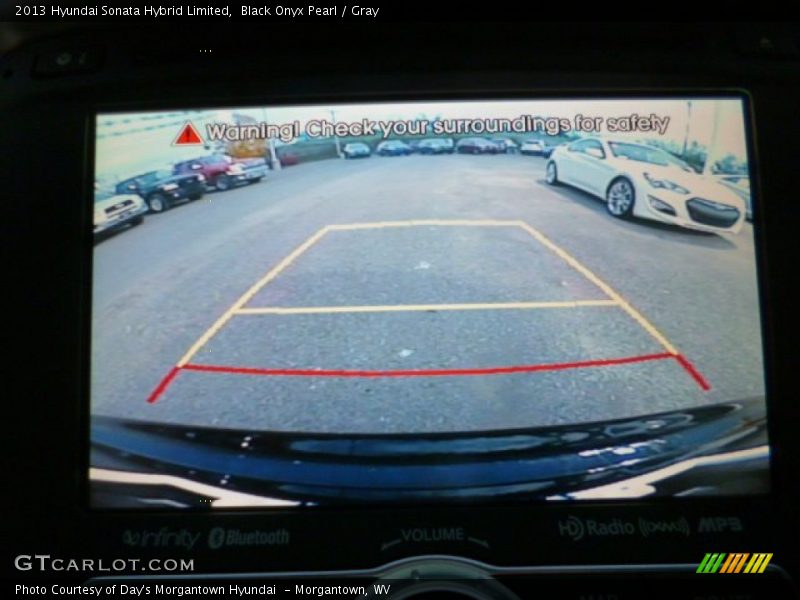 Black Onyx Pearl / Gray 2013 Hyundai Sonata Hybrid Limited