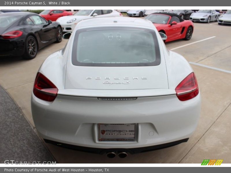 White / Black 2014 Porsche Cayman S