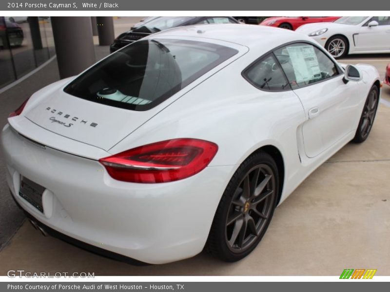 White / Black 2014 Porsche Cayman S