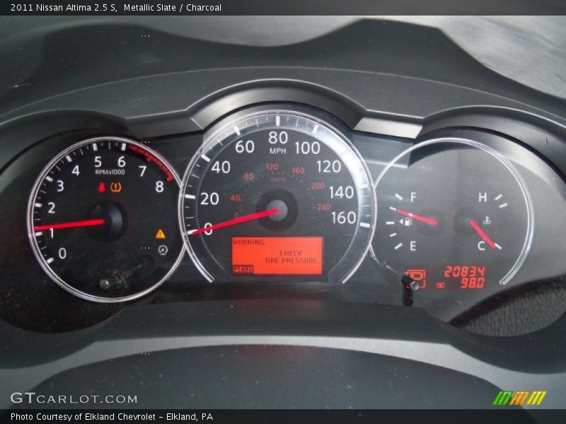 Metallic Slate / Charcoal 2011 Nissan Altima 2.5 S