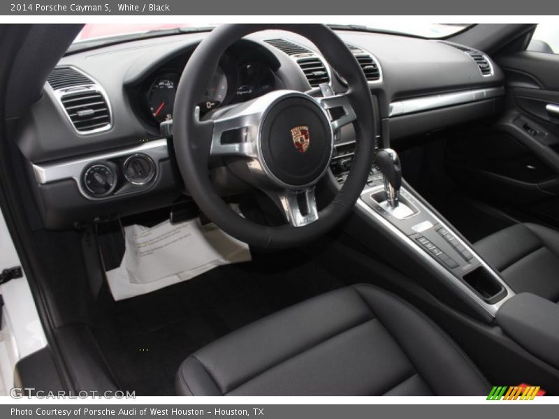 White / Black 2014 Porsche Cayman S
