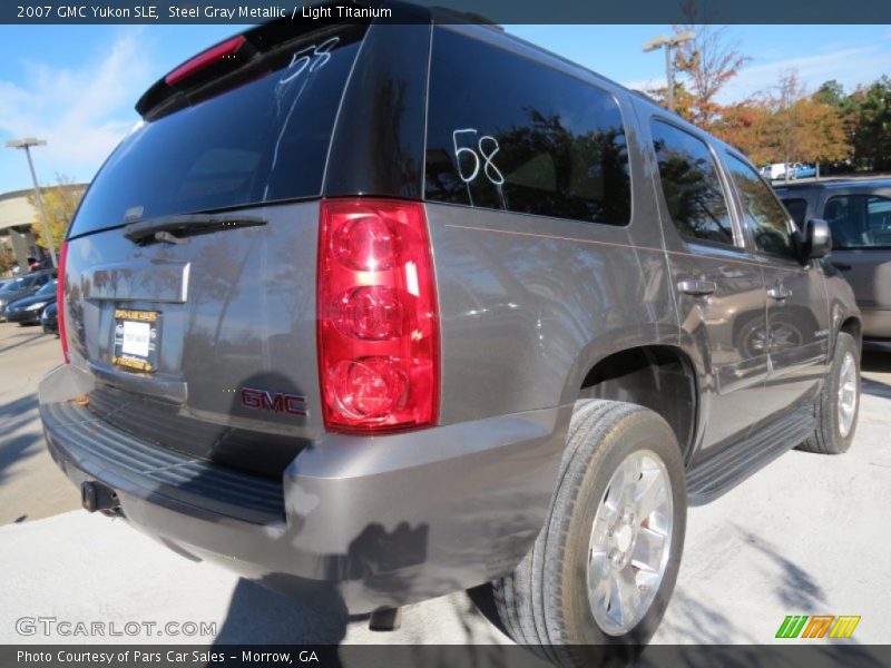 Steel Gray Metallic / Light Titanium 2007 GMC Yukon SLE