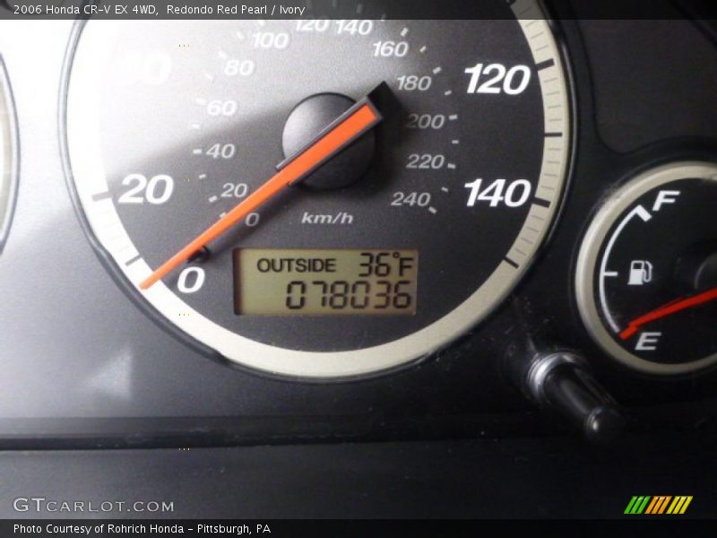Redondo Red Pearl / Ivory 2006 Honda CR-V EX 4WD