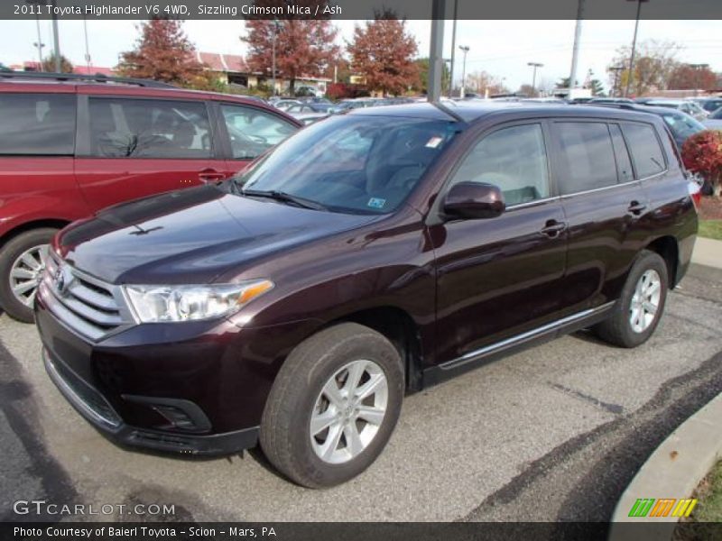 Sizzling Crimson Mica / Ash 2011 Toyota Highlander V6 4WD