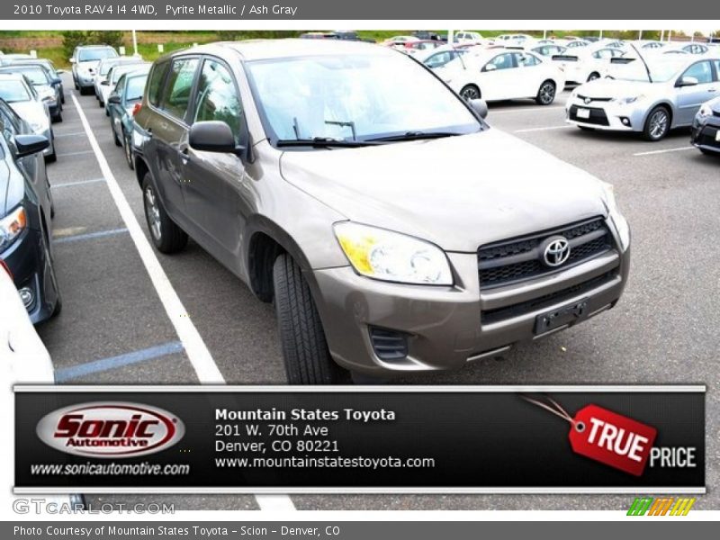 Pyrite Metallic / Ash Gray 2010 Toyota RAV4 I4 4WD