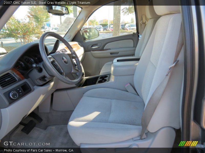 Steel Gray Metallic / Light Titanium 2007 GMC Yukon SLE