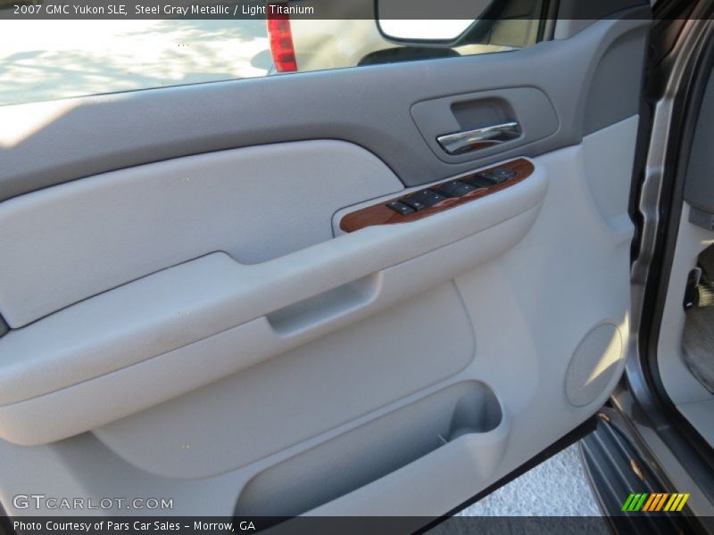 Steel Gray Metallic / Light Titanium 2007 GMC Yukon SLE