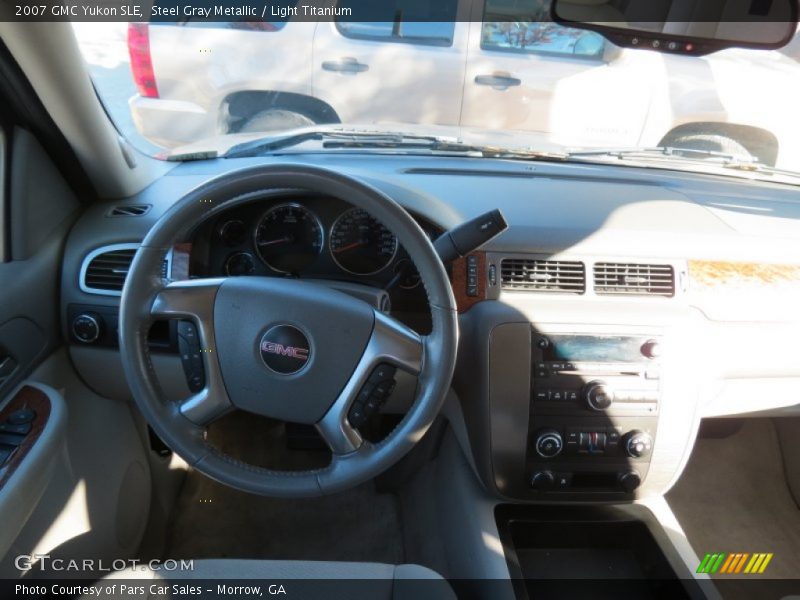 Steel Gray Metallic / Light Titanium 2007 GMC Yukon SLE