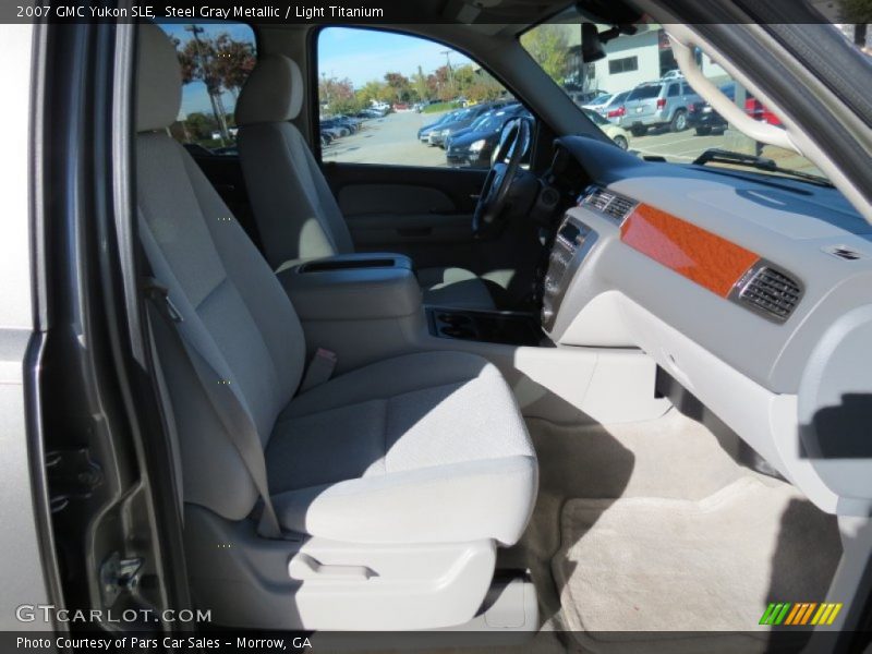 Steel Gray Metallic / Light Titanium 2007 GMC Yukon SLE