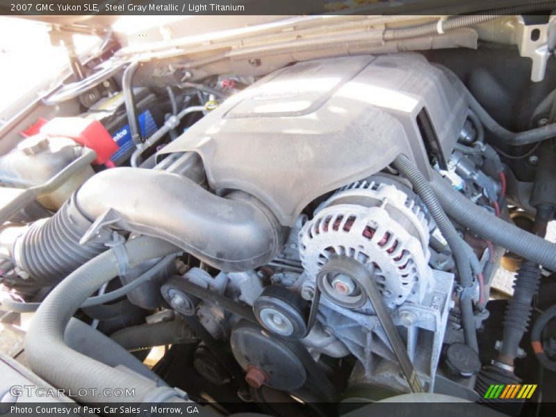 Steel Gray Metallic / Light Titanium 2007 GMC Yukon SLE