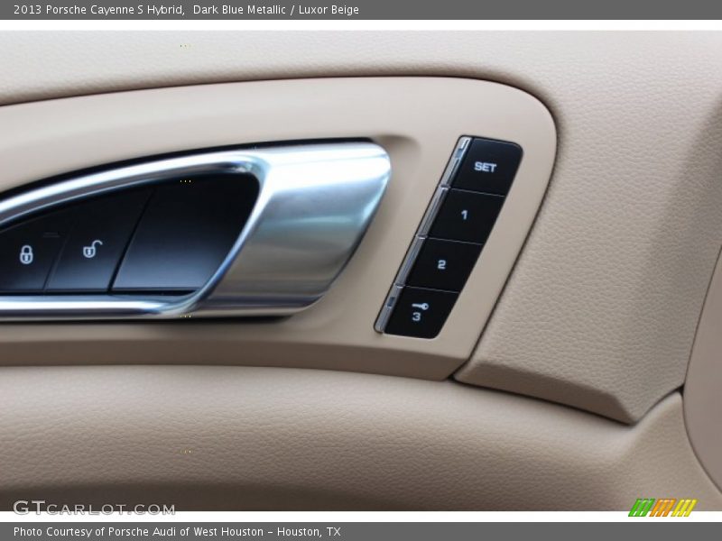 Dark Blue Metallic / Luxor Beige 2013 Porsche Cayenne S Hybrid