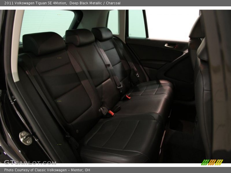 Deep Black Metallic / Charcoal 2011 Volkswagen Tiguan SE 4Motion
