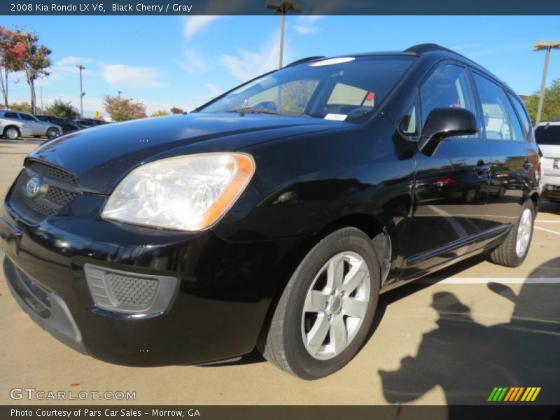 Black Cherry / Gray 2008 Kia Rondo LX V6