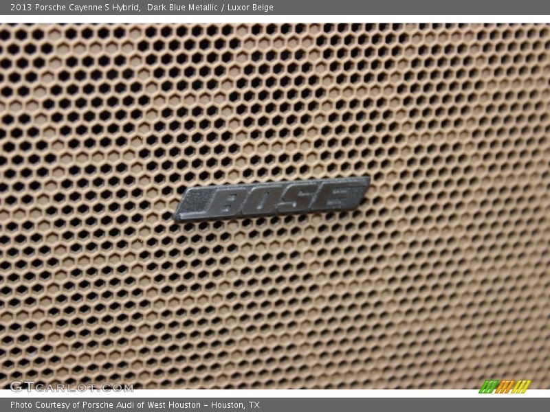 Dark Blue Metallic / Luxor Beige 2013 Porsche Cayenne S Hybrid
