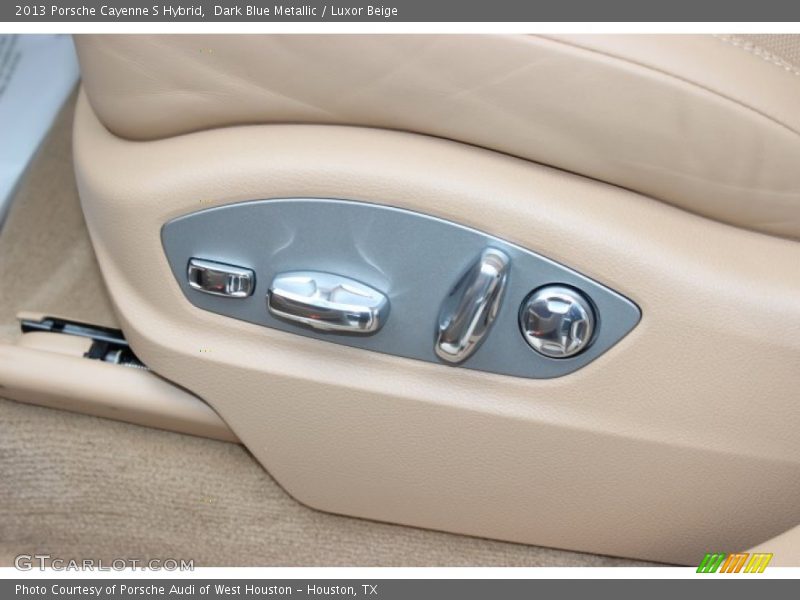 Dark Blue Metallic / Luxor Beige 2013 Porsche Cayenne S Hybrid